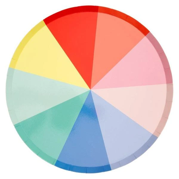 Meri Meri Colour Wheel Dinner Plates 3 Meri Meri Colour Wheel Dinner Plates