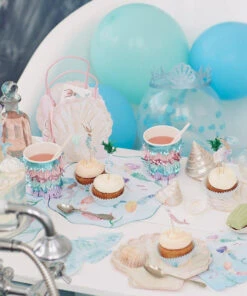 Meri Meri Mermaids Swimming Napkins Set Of 16 5 Meri Meri Mermaids Swimming Napkins Set Of 16