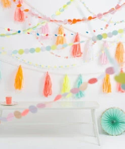 Meri Meri Neon Tassel Garland