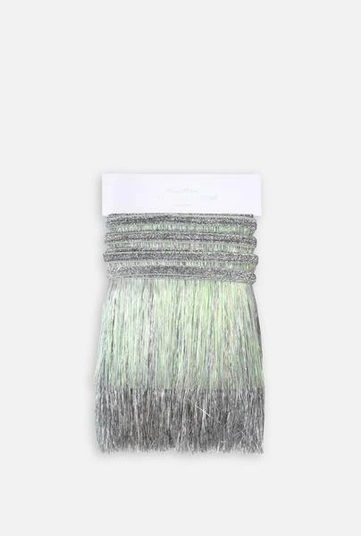 Meri Meri Silver Iridescent Tinsel Fringe Garland 4 Meri Meri Silver Iridescent Tinsel Fringe Garland