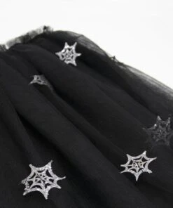 Meri Meri Lined Black Cobweb Tutu Headband