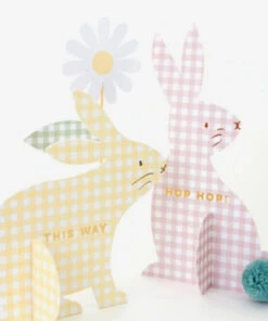 Meri Meri Gingham Bunnies Egg Hunt Kit