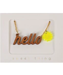 Meri Meri Hello Necklace
