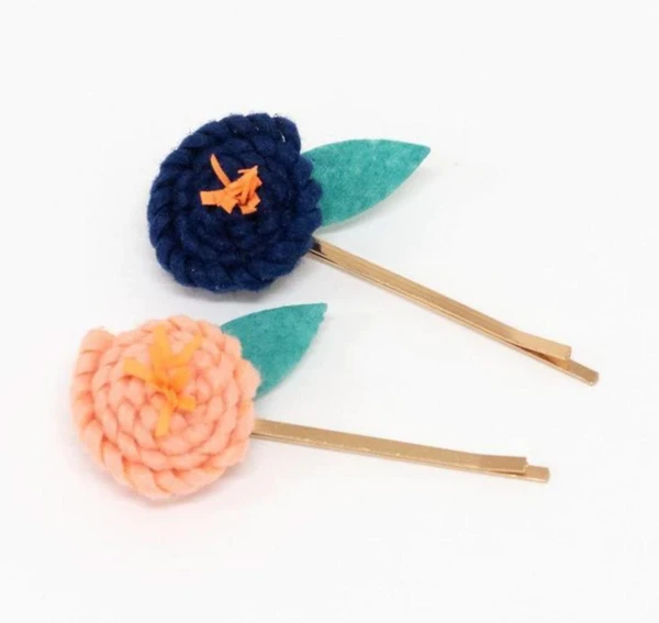 Meri Meri Flower Posey Hair Slides 3 Meri Meri Flower Posey Hair Slides