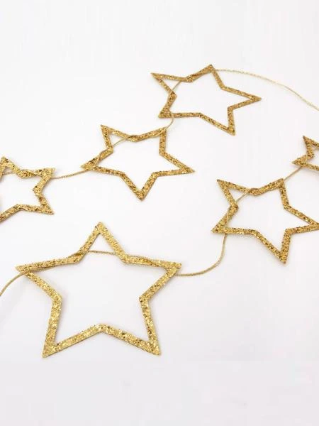 Meri Meri Gold Star Glitter Mini Garland 3 Meri Meri Gold Star Glitter Mini Garland