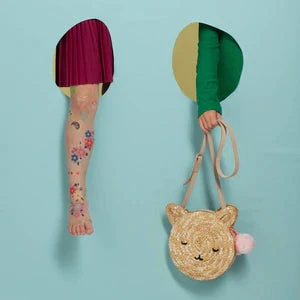 Meri Meri Cat Cross Body Straw Bag 6 Meri Meri Cat Cross Body Straw Bag