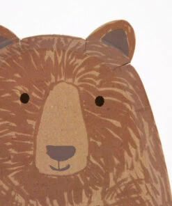Meri Meri Brown Bear Large Plates