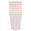 Meri Meri Gingham Cups