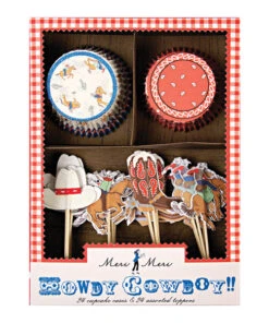 Meri Meri Howdy Cowboy Cupcake Kit