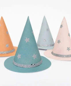 Meri Meri Chapeaux De Sorcière Halloween Pastel Halloween (ensemble De 8)