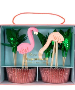 Meri Meri Flamingo Cupcake Kit
