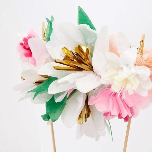 Meri Meri Flower Bouquet Cake Topper 4 Meri Meri Flower Bouquet Cake Topper