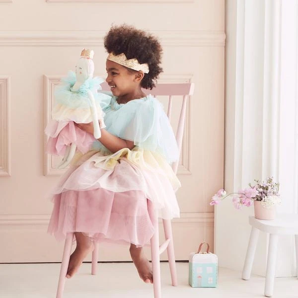 Meri Meri Rainbow Ruffle Gemma Princess Doll 4 Meri Meri Rainbow Ruffle Gemma Princess Doll