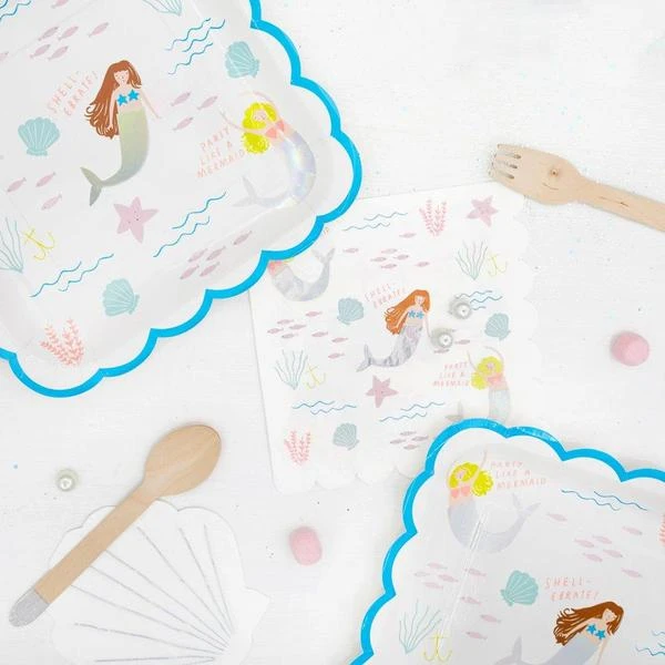 Meri Meri Lets Be Mermaids Large Napkins 6 Meri Meri Lets Be Mermaids Large Napkins