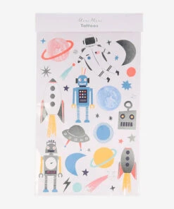 Meri Meri Space Tattoos Sheets (set Of 2 Sheets)