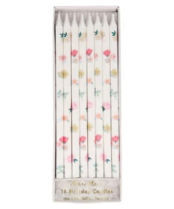 Meri Meri Floral Pattern Party Candles