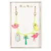 Meri Meri Tropical Enamel Summer Charm Necklace 2 Meri Meri Tropical Enamel Summer Charm Necklace