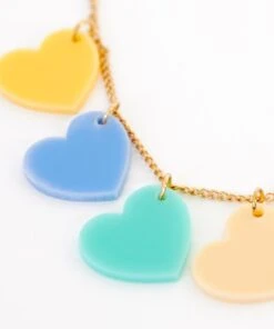 Meri Meri Collana Cuoricini Arcobaleno