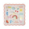 Meri Meri Rainbow & Unicorn Plates Small
