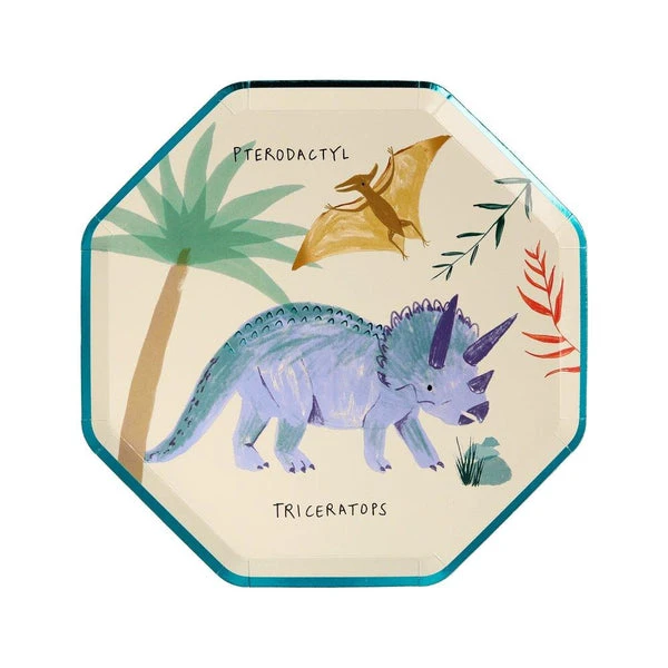 Meri Meri Dinosaur Kingdom Side Plates 3 Meri Meri Dinosaur Kingdom Side Plates