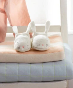 Meri Meri Mint Bunny Baby Booties