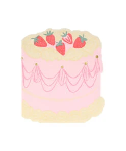 Meri Meri Pink Cake Napkins