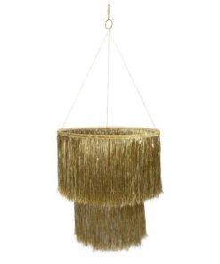 Meri Meri Gold Tinsel Chandelier