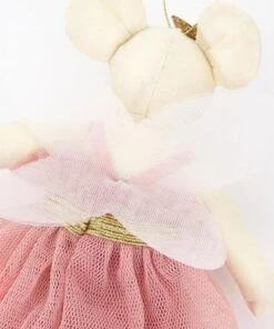 Meri Meri Pink Pompom Mouse Tree Decoration