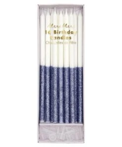 Meri Meri Lilac Glitter Dipped Candles