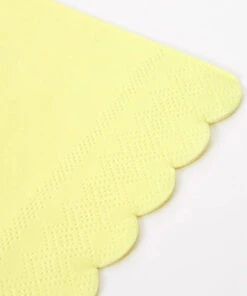 Meri Meri Pale Yellow Small Napkins Set Of 20