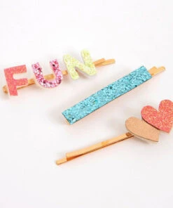 Meri Meri Fun Time Hair Slides (set Of 6)