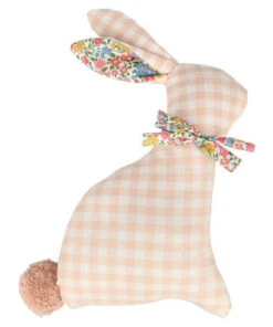 Meri Meri Gingham Bunny Cushion