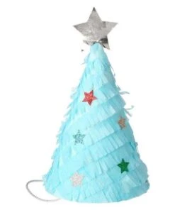 Meri Meri Fringed Christmas Tree Party Hats Set Of 6 7 Meri Meri Fringed Christmas Tree Party Hats Set Of 6