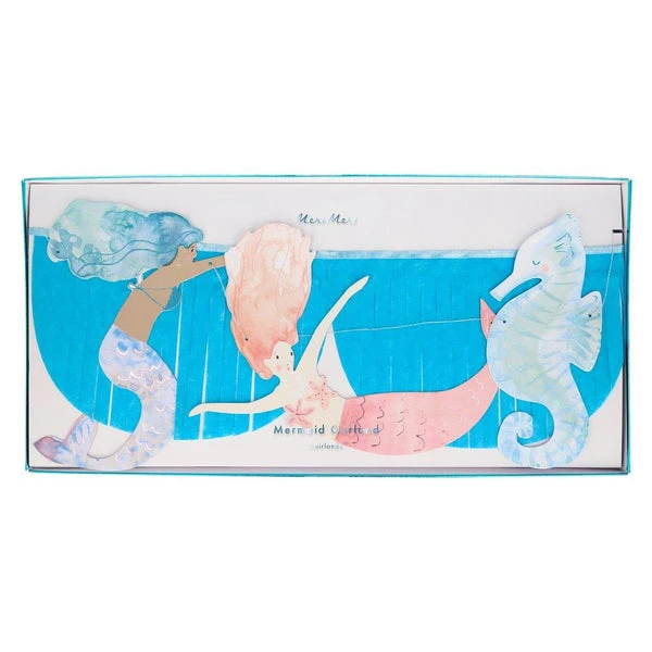 Meri Meri Mermaid Fringe Garland 6 Meri Meri Mermaid Fringe Garland