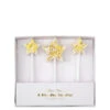 Meri Meri Gold Glitter Star Candles Set Of 6 1 Meri Meri Gold Glitter Star Candles Set Of 6
