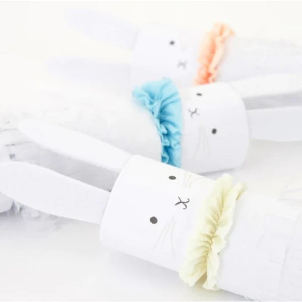 Meri Meri Fringed Bunny Crackers 4 Meri Meri Fringed Bunny Crackers