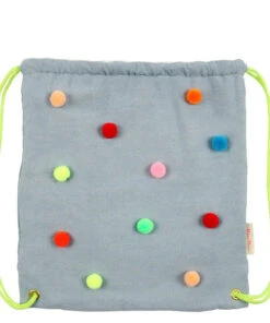 Meri Meri Chambray Pompom Backpack