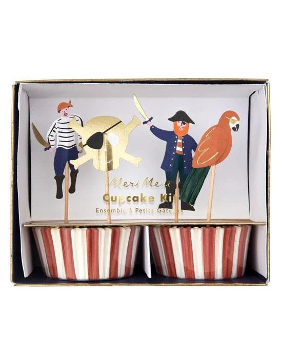 Meri Meri Pirates Bounty Cupcake Kit 3 Meri Meri Pirates Bounty Cupcake Kit