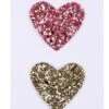 Meri Meri Glitter Heart Iron On Patches 2 Meri Meri Glitter Heart Iron On Patches