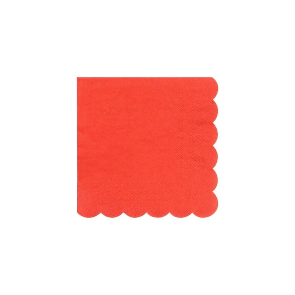 Meri Meri Red Small Napkins Set Of 20 3 Meri Meri Red Small Napkins Set Of 20