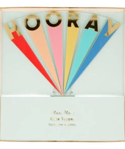 Meri Meri Hooray Acrylic Cake Topper