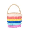 Meri Meri Raffia Fringed Woven Straw Bag