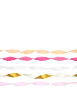 Meri Meri Pink Crepe Paper Streamers
