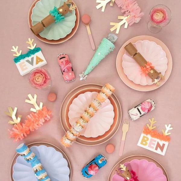 Meri Meri Crackers Pastel Fringe 3 Meri Meri Crackers Pastel Fringe