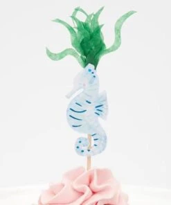 Meri Meri Set of 24 Toppers Mermaid Cupcake Kit