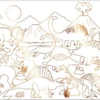 Meri Meri Dinosaur Kingdom Colouring Posters