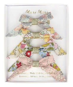 Meri Meri Floral Bow Hair Clips