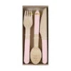 Meri Meri Pink Wooden Cutlery 1 Meri Meri Pink Wooden Cutlery