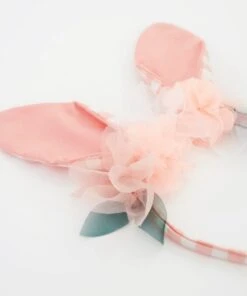 Meri Meri Embellished Gingham Bunny Headband