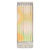 Meri Meri Set of 16 Rainbow Pattern Candles